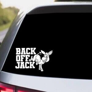 NEW FUNNY Vinyl Car Decal - Laptop Cell White Permanent Waterproof Sticker 6.5x4